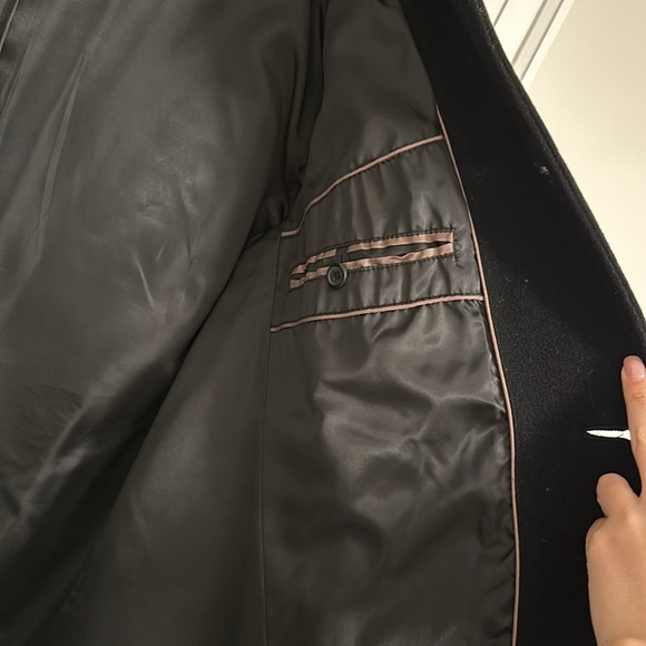 Men’s - Bellisimo Wool Coat - Size 40 - Black - Picture 5 of 6